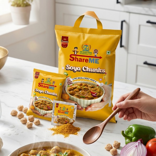 ShareMe Soya Chunks, Plain