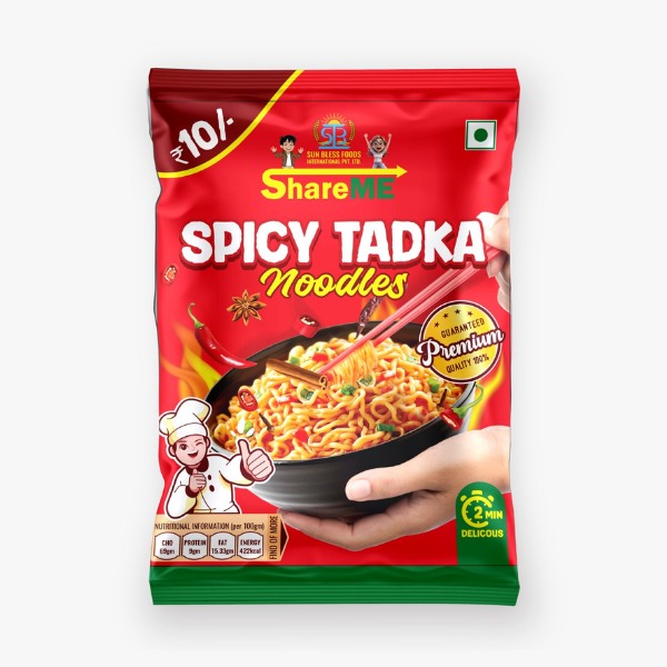 ShareMe Spicy Tadka Noodles, Spicy Tadka